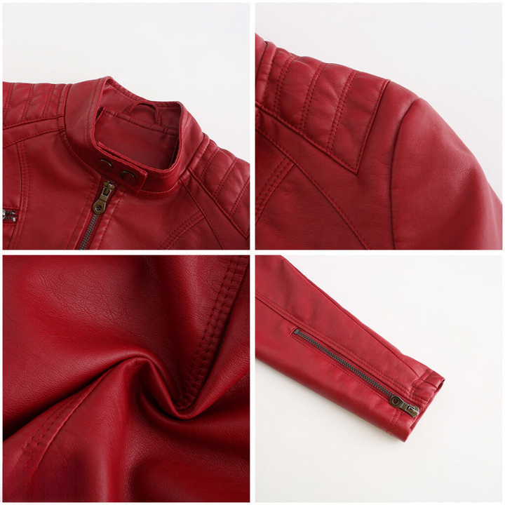 Stilvolle und einzigartige Damen-Lederjacke