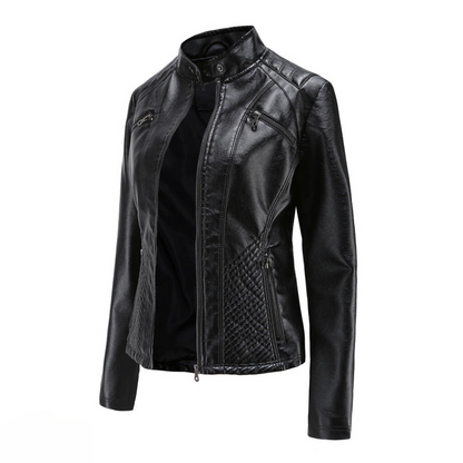 Stilvolle und einzigartige Damen-Lederjacke