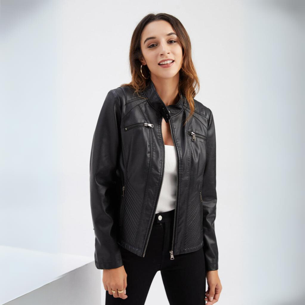 Stilvolle und einzigartige Damen-Lederjacke