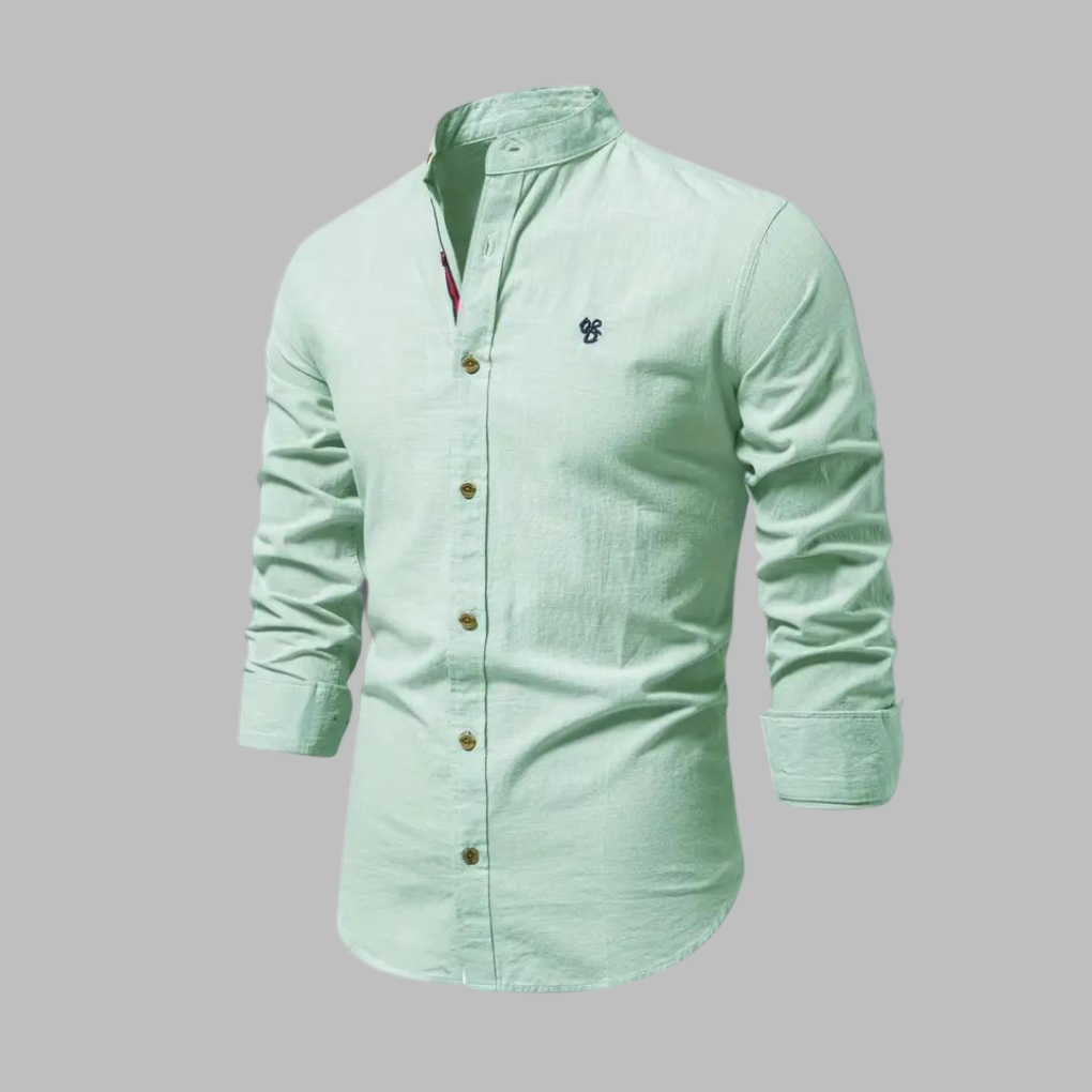 Trendiges Langarm-Poloshirt für Herren