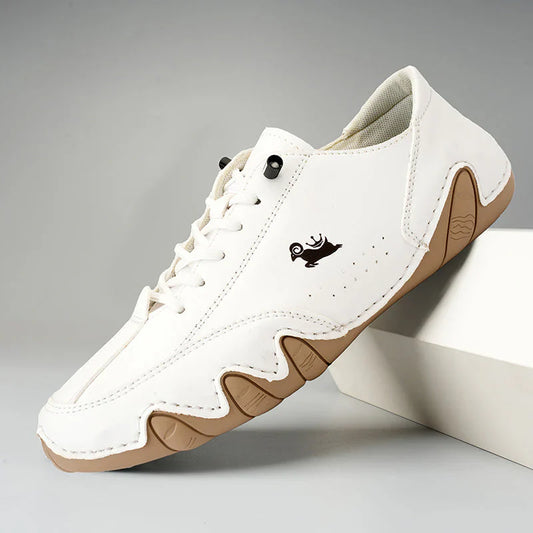 Bequeme orthopädische Wanderschuhe aus Leder