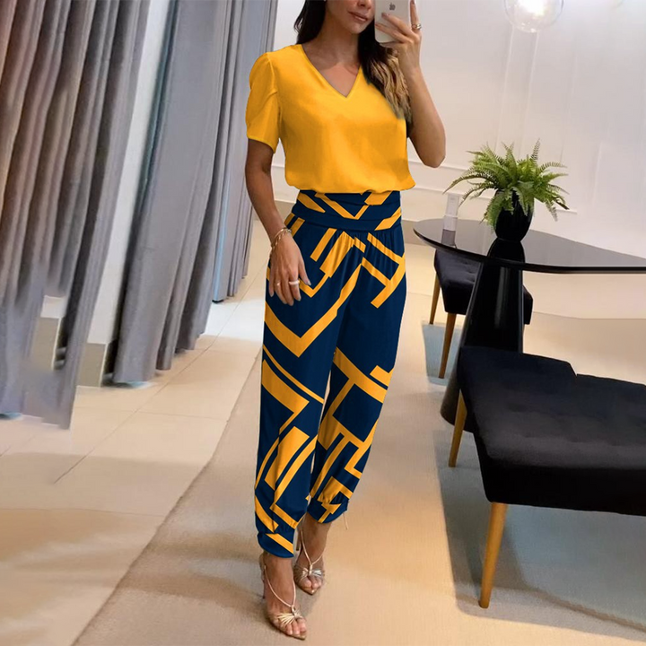 Stilvoller, bedruckter, schicker Jumpsuit für Damen