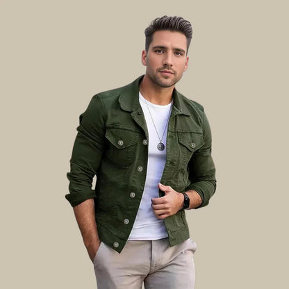 Klassische Herren-Jeansjacke
