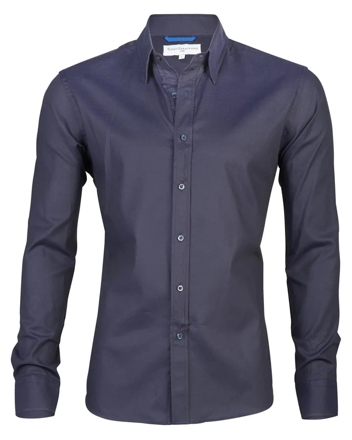 Zip Fit Herren Hemd mit modernem Reißverschluss Design