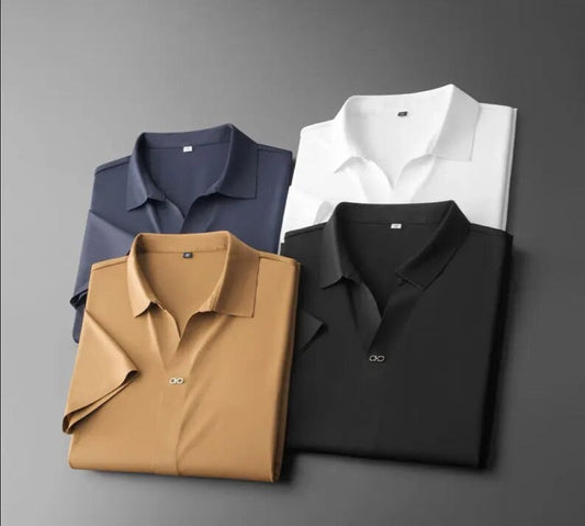 Zweiteiliges Herren-Luxus-Set mit Polo und Hose für Frühling und Sommer