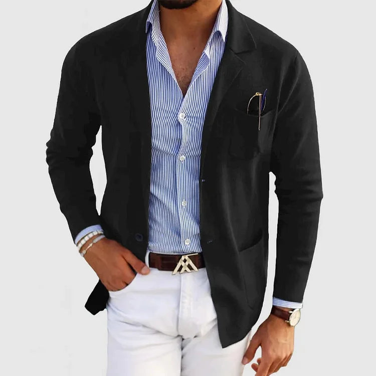 Dan – Stilvoller Herrenblazer mit Casual-Klepptaschen