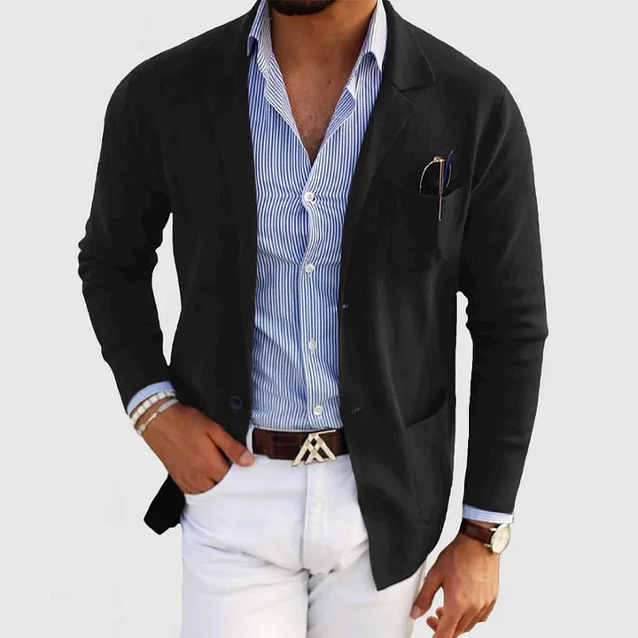 Dan – Stilvoller Herrenblazer mit Casual-Klepptaschen