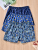 3er-Pack Herren-Boxershorts aus 100 % Baumwolle mit modernem Pflanzenmuster