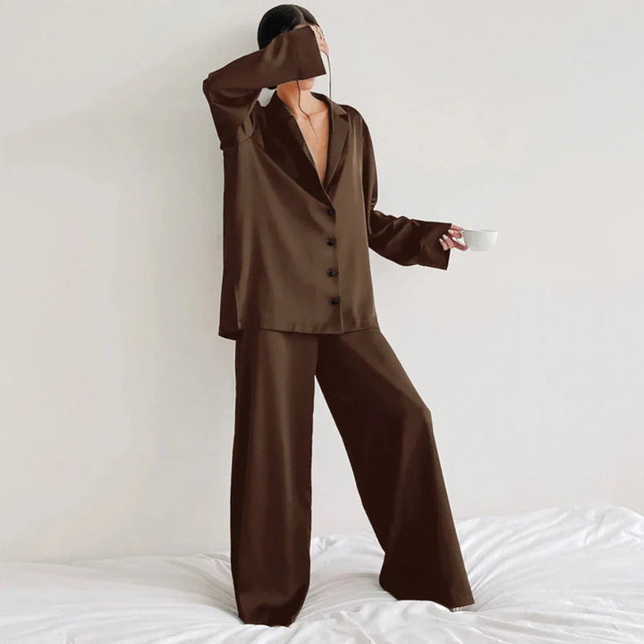 Satin-Loungewear-Set für Damen