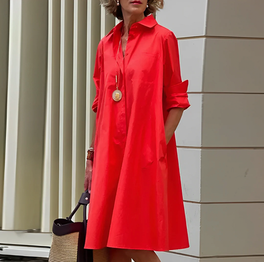 Klassisches Elegantes Blusenkleid