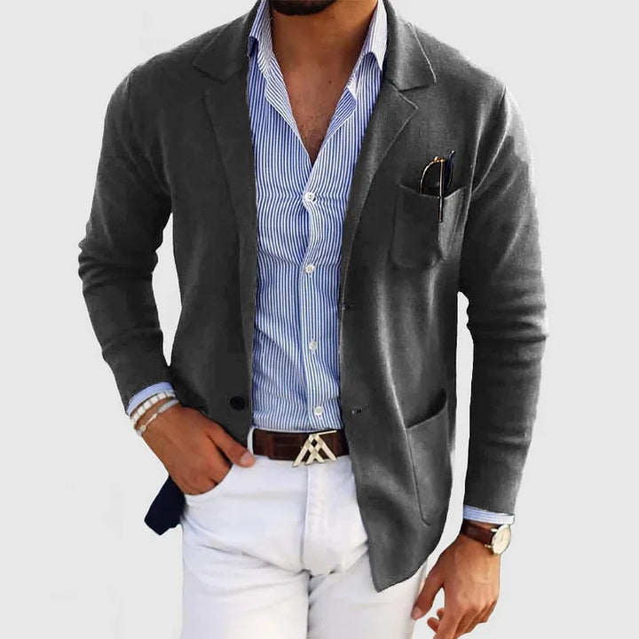 Dan – Stilvoller Herrenblazer mit Casual-Klepptaschen