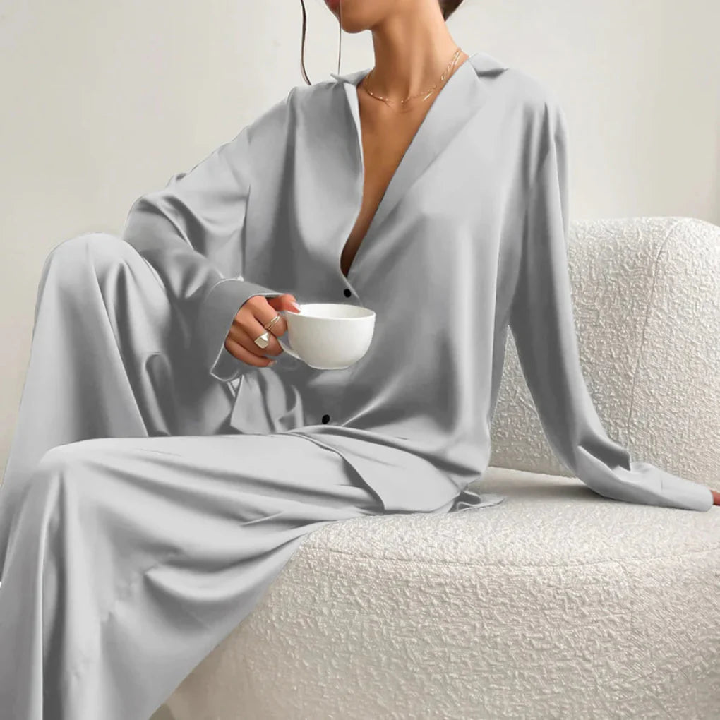Satin-Loungewear-Set für Damen