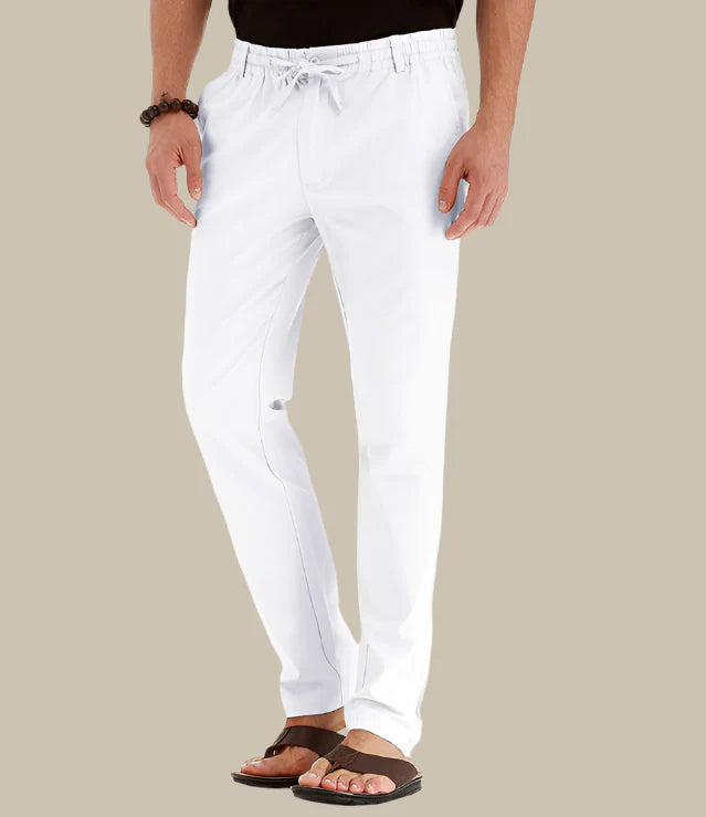 Herren-Sommerhose mit elastischem Bund und klassischem Schnitt