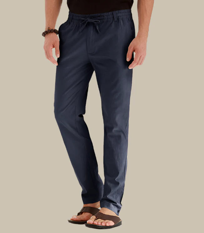 Herren-Sommerhose mit elastischem Bund und klassischem Schnitt