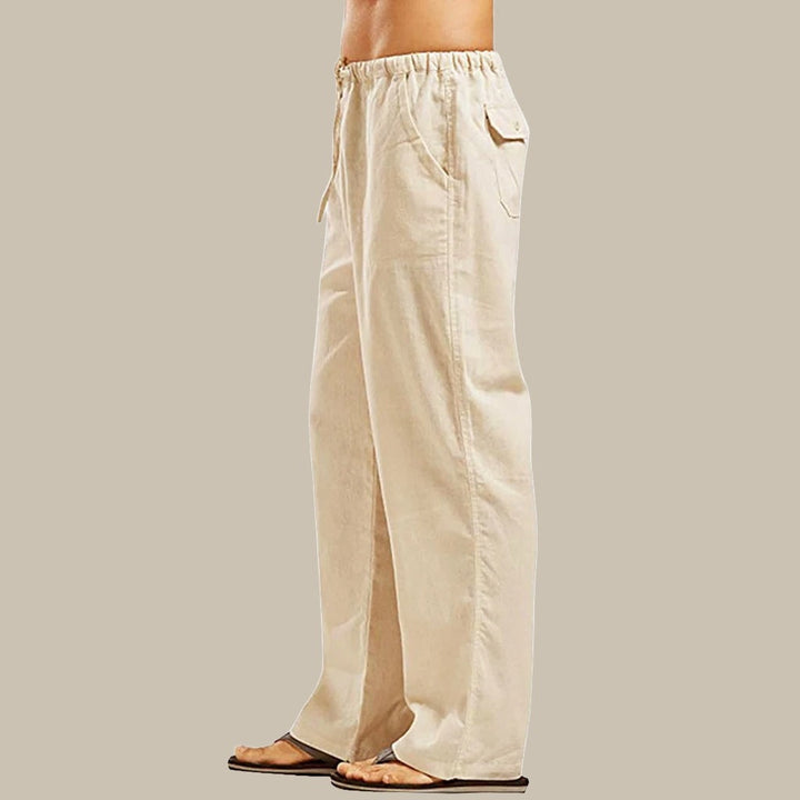 Stylische Sommer-Leinen-Herrenhose