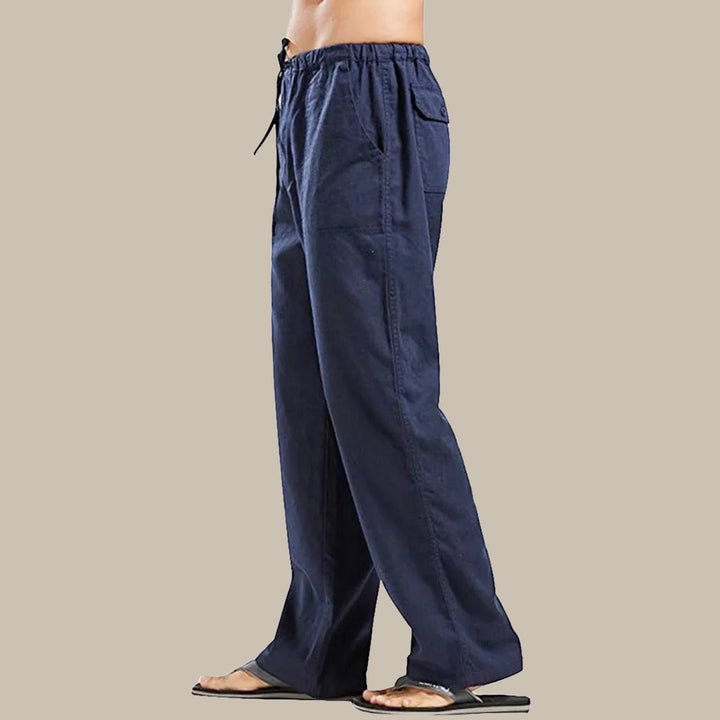 Stylische Sommer-Leinen-Herrenhose